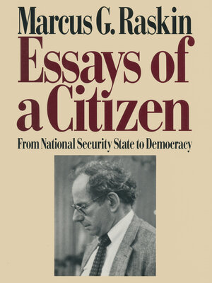cover image of Essays of a Citizen